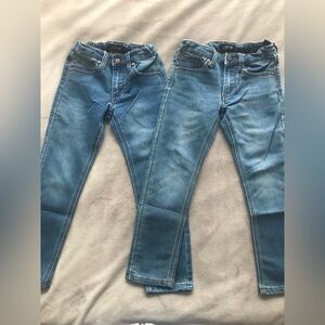 2 Pairs of Joe’s Jeans in Child Size 6! Both with adjustable waist.